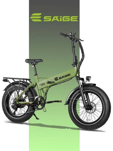 Электровелосипед складной SAIGE Cityfun для взрослых, 500W, запас хода 46 км, городской