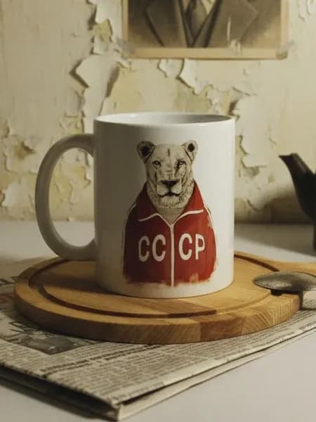 Кружка сувенирная в Русском стиле СССР