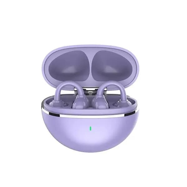 Наушники беспроводные с микрофоном, Bluetooth, USB Type-C, сиреневый