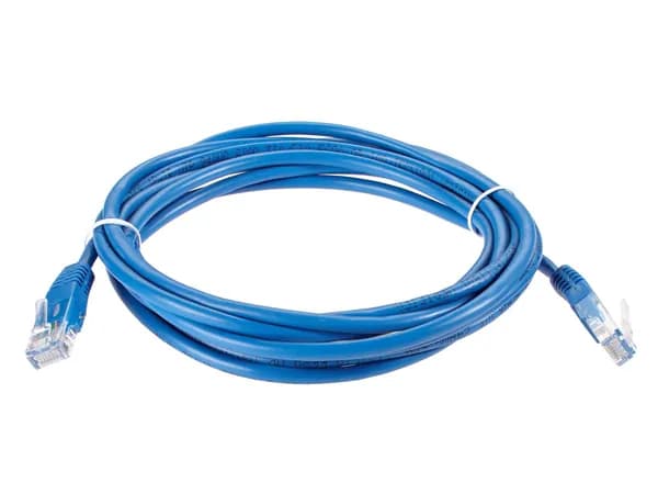 Интернет кабель 3 метра iOpen UTP 5е RJ45 Патч корд 3м LAN сетевой Ethernet патчкорд синий (ANP511_3M_B)