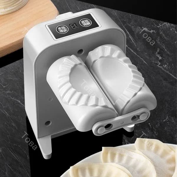 Автоматический электрический пресс для пельменей из белого пп и пк для кухни дома