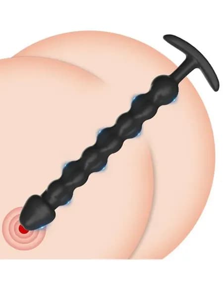 Большая анальная цепочка ANAL SILICONE MAMBA 32см