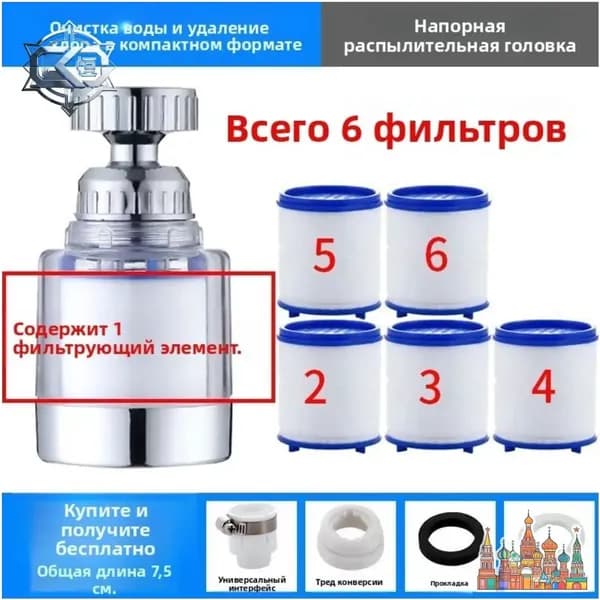 Эксклюзивный фильтр для повышения напора в душевой системе