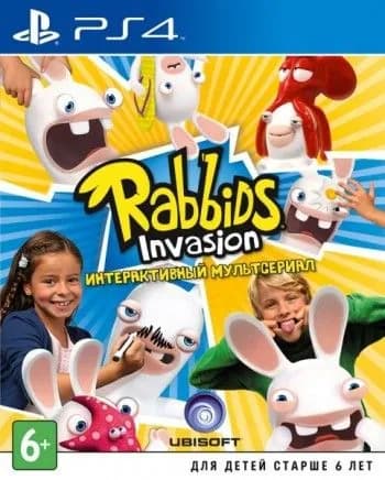 Игра Rabbids Invasion - The Interactive TV Show (PlayStation 4, Русская версия)