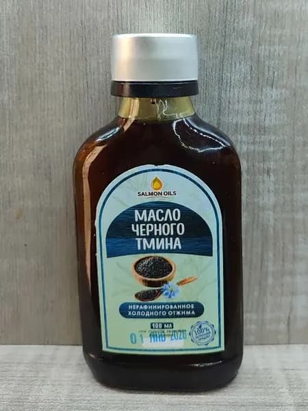 Масло чёрного тмина 100мл. Холодный отжим