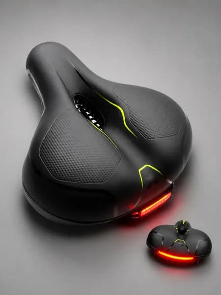 Седло для велосипеда широкое Maxter