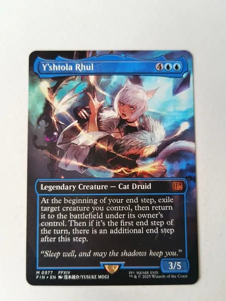 Портативные карты MTG Высококачественные карты Final Fantasy без фольги Йштола Рюль577