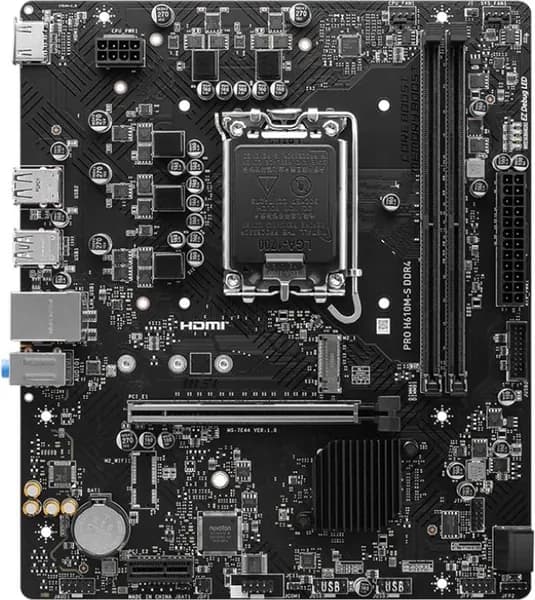 MSI PRO H610M-S DDR4, LGA 1700, DDR4, Материнская плата