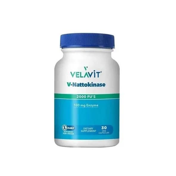 Velavit V-Nattokinase 30 Капсул дополнение перед тренировкой