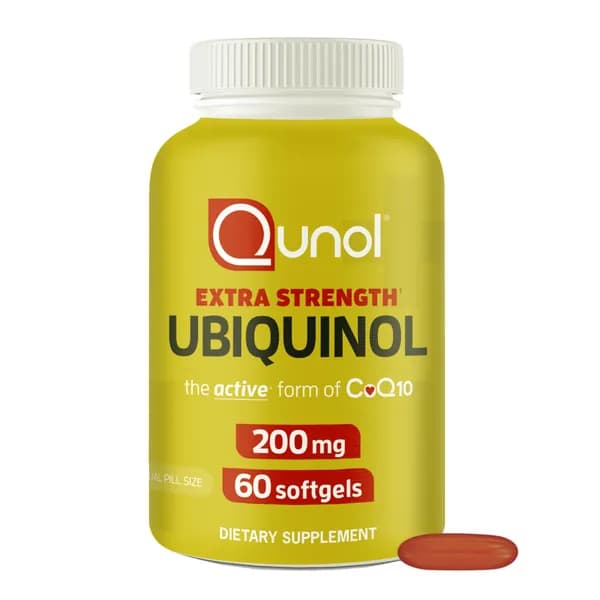 Qunol 200mg Убихинол, мощный антиоксидант для здоровья сердца и сосудов