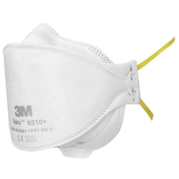 Противоаэрозольная фильтрующая маска 3M Aura 9310+ 4 пдк FFP1, 1 шт