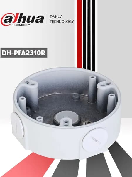 Dahua DH-PFA2310R. Кронштейн, монтажная коробка для крепления купольных камер видеонаблюдения. Водонепроницаемая распределительная коробка из алюминия 101,2 мм 48,2 мм