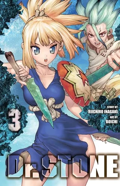 Манга Доктор Стоун (Dr. Stone). Vol. 1-27. ( Riichiro Inagaki .Boichi )