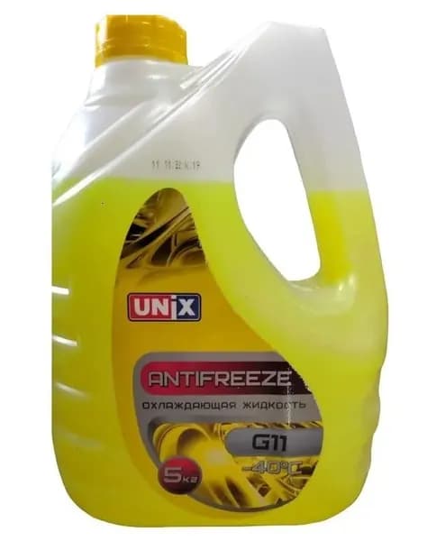 Антифриз Unix желтый G11 5 кг