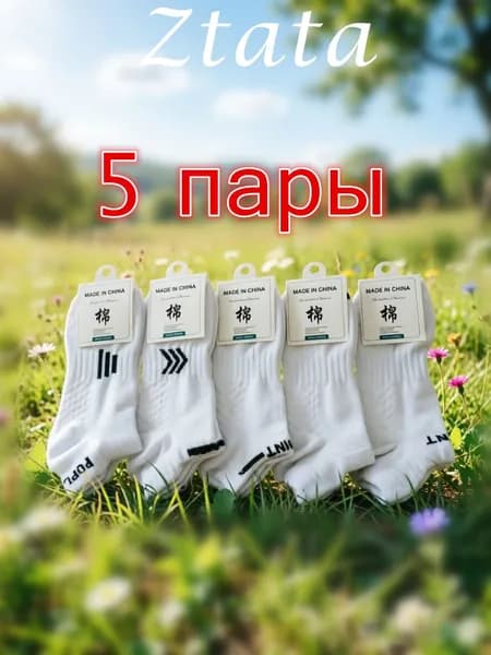 Носки мужские, женские, 5 пар