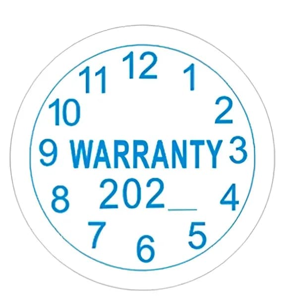 Защитная наклейка Waranty O (blue) (20 шт.)