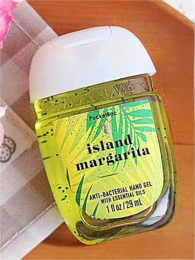 Bath & Body Works / Санитайзер для рук антисептик Island Margarita 29МЛ, Легкий цитрусово-фруктовый аромат
