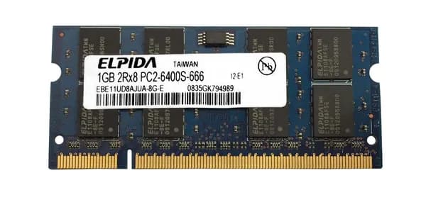 Elpida Оперативная память DDR2, 800 МГц, 1 x (EBE11UD8AJUA-8G-E)