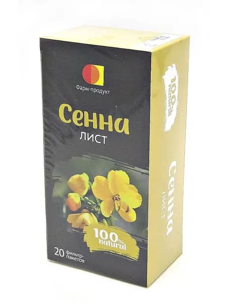 Сенна фиточай Фарм-продукт, 20 пакетиков по 1,5г