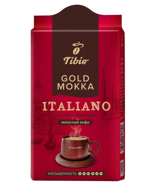 Tibio Mokka Italiano кофе молотый, 250 г