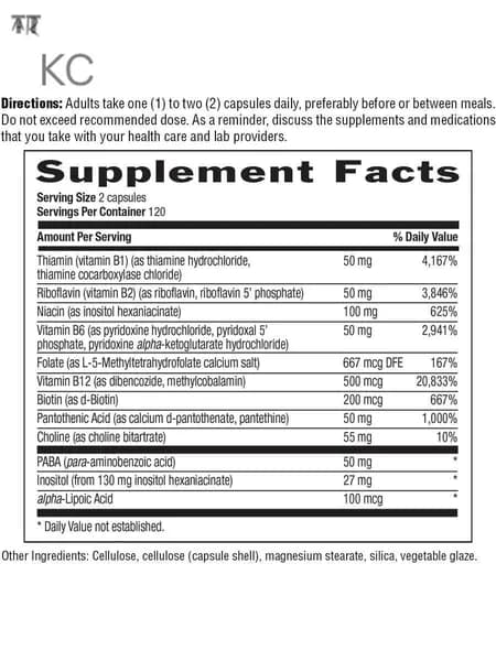 Coenzyme B-Complex, Комплекс коэнзимов группы Б, 240 штук