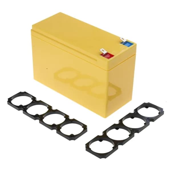 ABS-держатель для аккумуляторов 32650/32700, Желтый