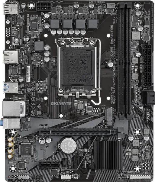 Gigabyte H610M K V2, LGA 1700, DDR5, Материнская плата