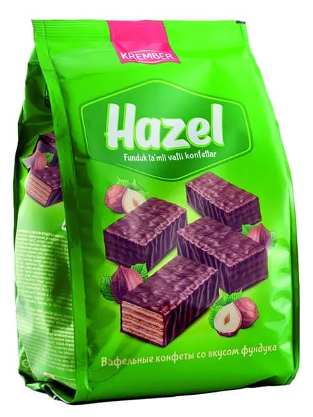 HAZEL Конфеты вафельные со вкусом фундука 255 г