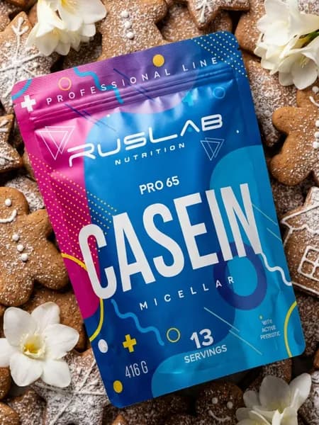 Micellar CASEIN PRO 65 казеиновый протеин (416 гр),вкус имбирный пряник