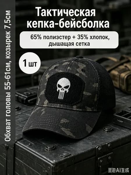 Бейсболка для рыбалки и охоты