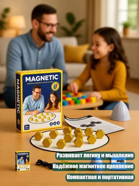 Магнитная шахматная игра, набор с фигурами, стратегическая портативная интеллектуальная битва для семьи, вечеринок, путешествий и кемпинга, Желтый