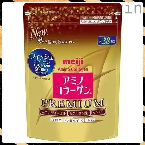 Amino Premium collagen Meiji / Японский коллаген гидролизованный морской с витамином С