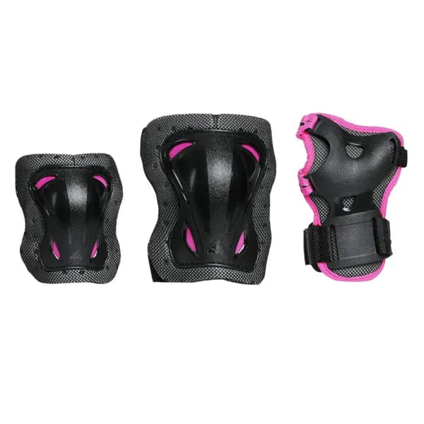 Комплект Защиты Для Роликов Rollerblade Skate Gear Junior 3 Pack Black/Pink (Us:xxs)