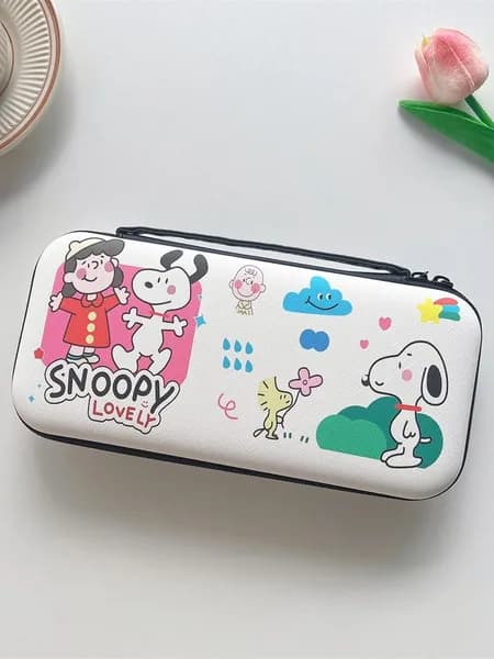 Чехол для Nintendo Switch OLED и Nintendo Switch, защиный кейс сумка, Snoopy