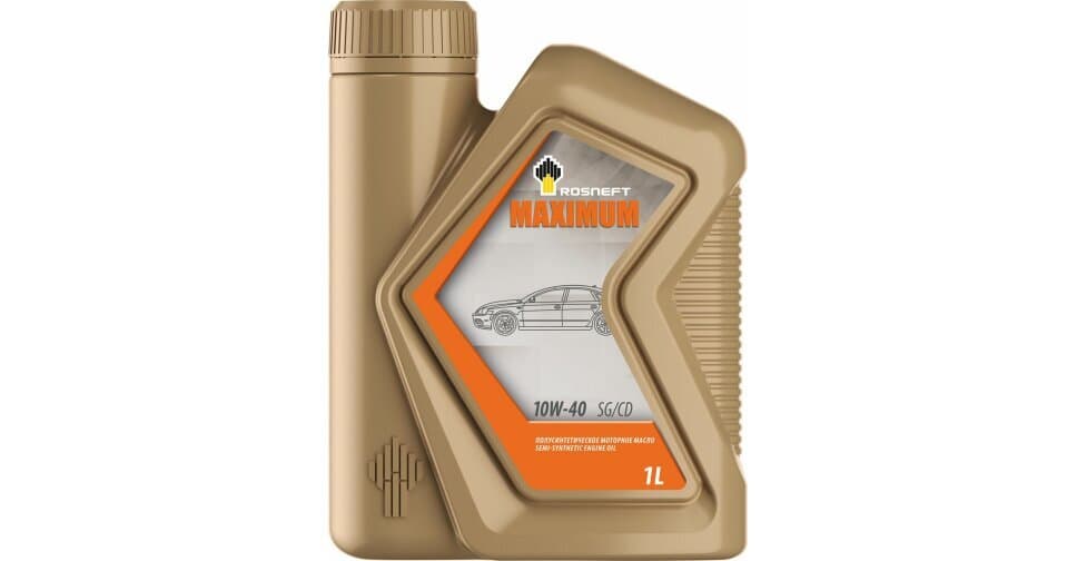 Rosneft ROSNEFT MAXIMUM 10W-40 Масло моторное, Полусинтетическое, 1 л