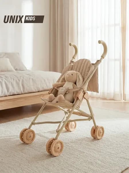 Коляска - трость UNIX Kids Cane Doll для кукол бежевый