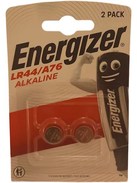 Батарейка LR44(L1154, AG13, A76) ENERGIZER 1.5В щелочная (алкалиновая) 2шт. (бл2)