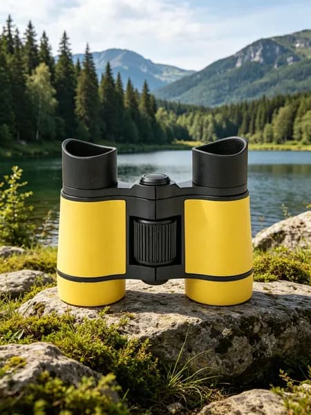 GJX Бинокль Nikon, с высокой четкостью и широким углом обзора, универсальный дизайн, желтый