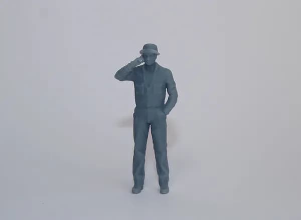 "Сашок" Фигурка в масштабе 1:43 для диорам и макетов. Высота фигурки 4 см.