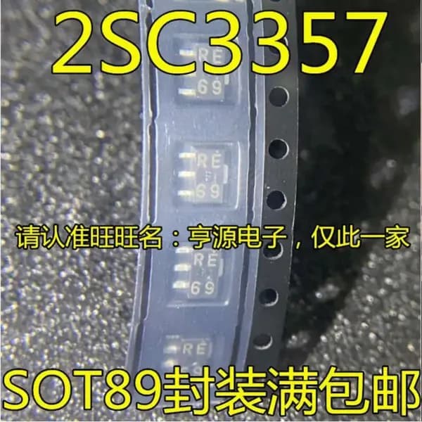 5 шт. 2SC3357 RE SOT-89 NPN Электроника чип