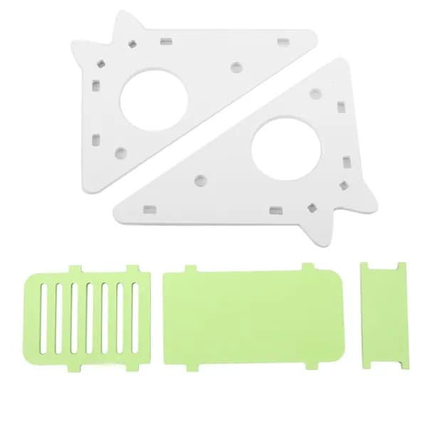 Деревянный домик для хомяка Green Сборный с горкой