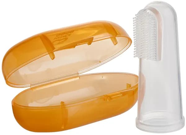 Зубная щетка на палец CS Medica Kids CS-502, силиконовая, жевательная