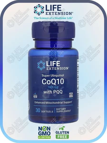 , Супер Убихинол CoQ10 с PQQ, 100 мг, 30 мягких капсул