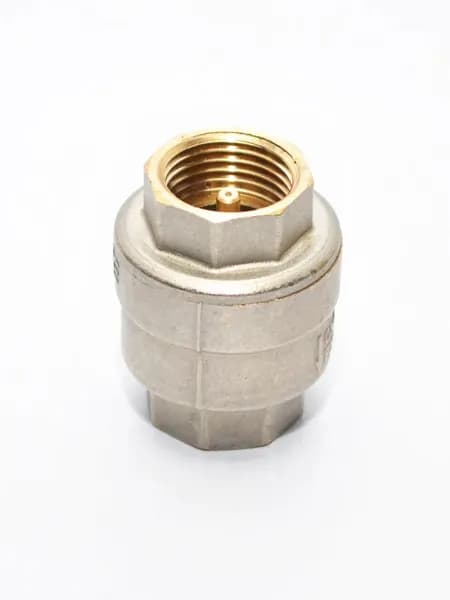 Клапан обратный пружинный латунный шток 1/2" DN15 PN40 Pride 58.15.В-В