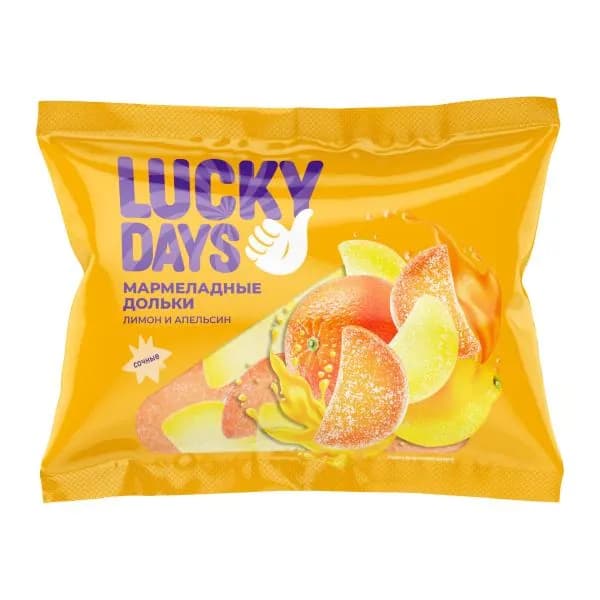 Мармелад Lucky Days мини-дольки ассорти 300г