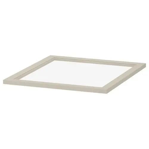 IKEA KOMPLEMENT стеклянная полка бежевый 50х58 см (00509116)