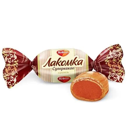 карамель со вкусом супер КАКАО 400 грамм Лакомка