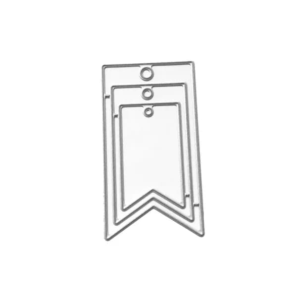 DIY штамп для тиснения-ET611 вогнутая бирка флага