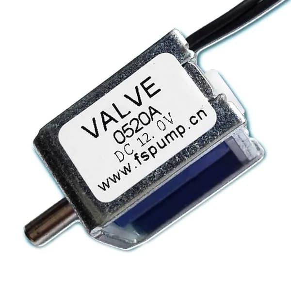 Нормально открытый выпускной электромагнитный клапан постоянного тока-12V