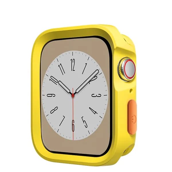 Чехол для Apple watch series 4 5 6 7 8 9 SE 44/45 мм, Силиконовый